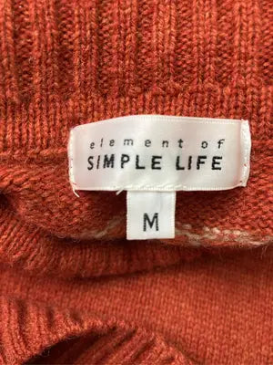 ELEMENT OF SIMPLE LIFE/ニット/セーター/トップス/オレンジ/M