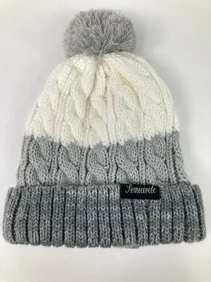 ENCIRCLE/ニットキャップ/ビーニー/帽子/グレー/57〜59