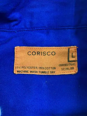 CORISCO/コリスコ/シャツ/ブラウス/トップス/スカイブルー/L
