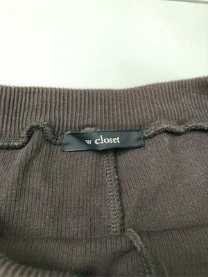 w closet/ダブルクローゼット/スウェットパンツ/パンツ/ブラウン/F