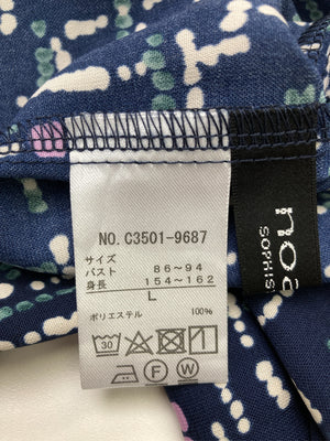 noa-ge/ノアジェ/シャツ/ブラウス/トップス/ネイビー/L