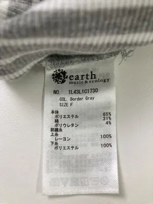 earth music&ecology/アースミュージックアンドエコロジー/Tシャツ/カットソー/トップス/グレー/F
