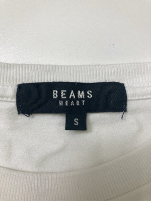 BEAMS HEART/ビームスハート/Tシャツ/カットソー/トップス/ホワイト/S
