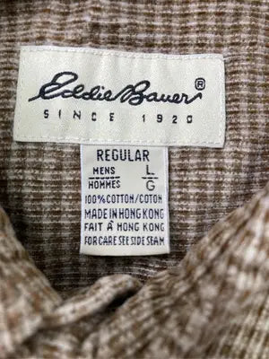 Eddie Bauer/エディーバウアー/シャツ/ブラウス/トップス/ブラウン/L