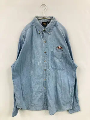 PRAIRIE MOUNTAIN/プレイリーマウンテン/シャツ/ブラウス/トップス/ブルー/2XL