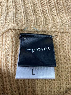 improves/インプルーブス/ニット/セーター/トップス/ベージュ/L
