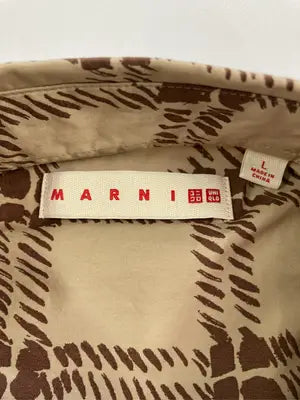 MARNI × UNIQLO/マルニユニクロ/シャツ/ブラウス/トップス/ベージュ/L