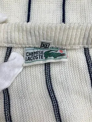 CHEMISE LACOSTE/シュミーズラコステ/ニット/セーター/トップス/アイボリー/XL