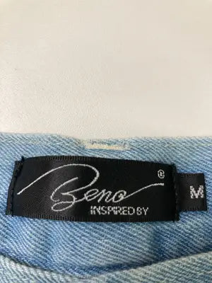 Beno/ビーノ/デニムパンツ/パンツ/スカイブルー/M