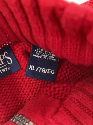 CHAPS/チャップス/ニット/セーター/トップス/レッド/XL