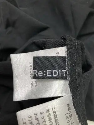 Re:EDIT/リエディ/Tシャツ/カットソー/トップス/ブラック/M