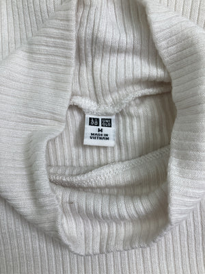 UNIQLO/ユニクロ/ニット/セーター/トップス/ホワイト/M