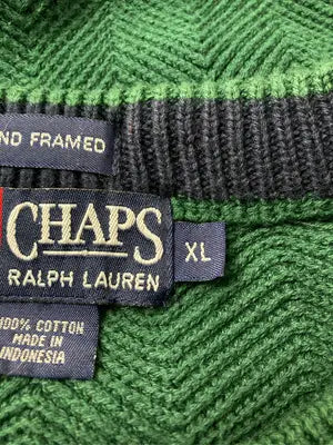 CHAPS RALPH LAUREN/チャップスラルフローレン/ニット/セーター/トップス/グリーン/XL