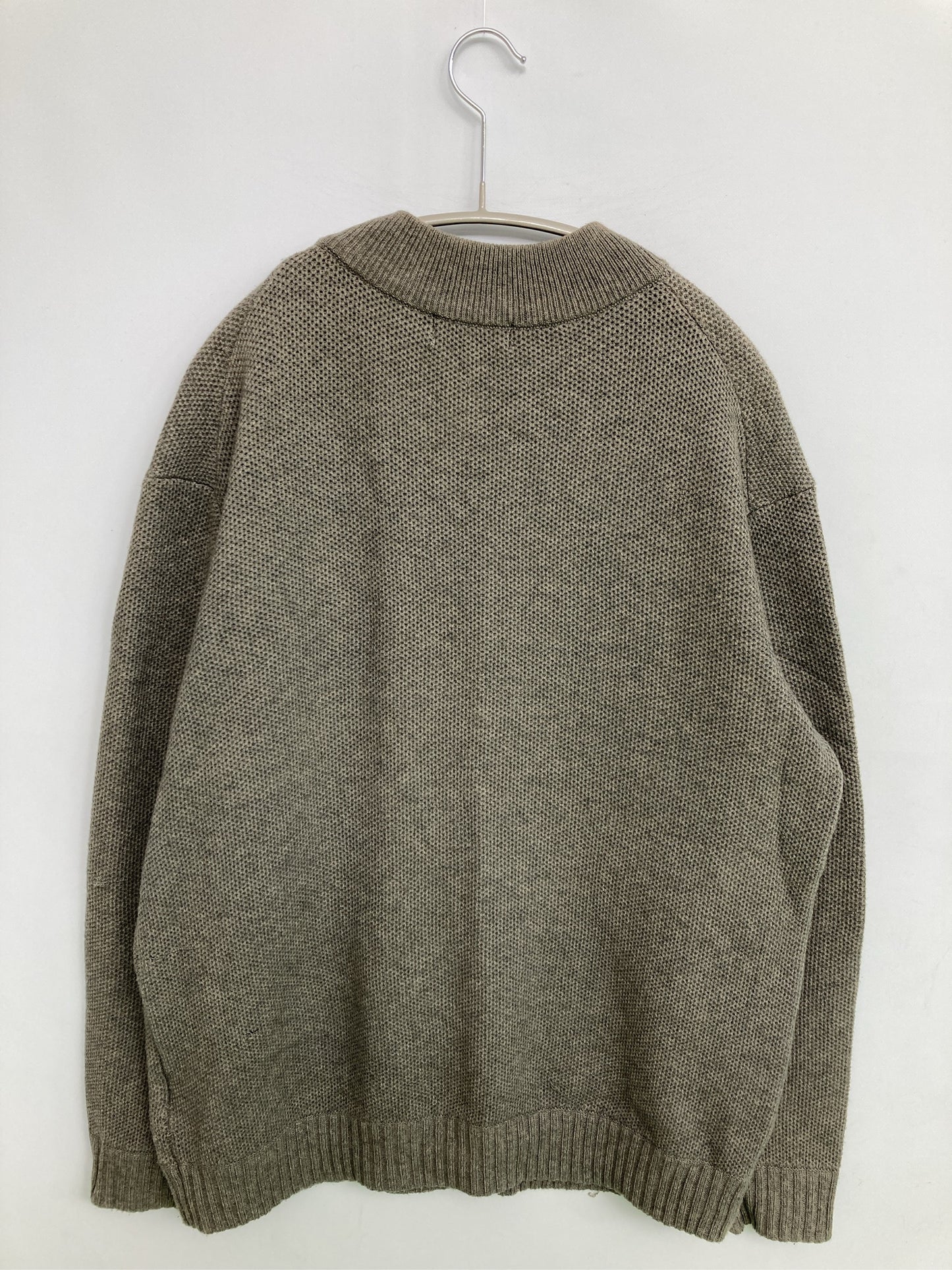 PLUS ONE/プラスワン/ニット/セーター/トップス/グレー/LARGE