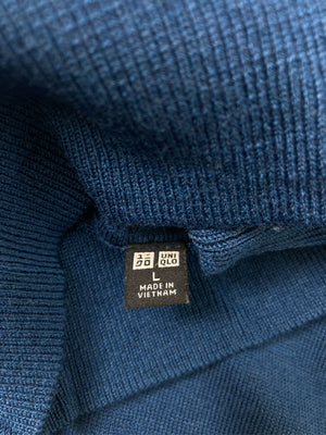 UNIQLO/ユニクロ/ニット/セーター/トップス/ブルー/L