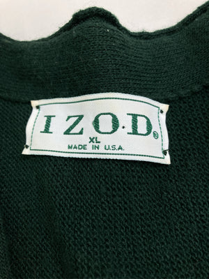 IZOD/アイゾッド/カーディガン/ボレロ/トップス/グリーン/XL