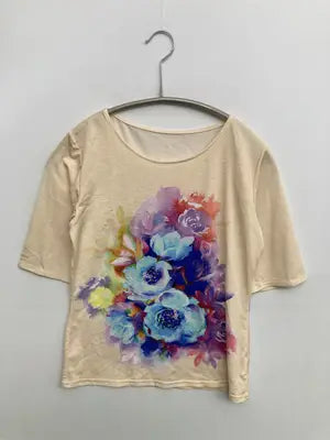 Tシャツ/カットソー/トップス/アイボリー/s