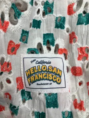HELLO.SANFRANCISCO/ハローサンフランシスコ/チュニック/ワンピース/ドレス/ホワイト/ONE