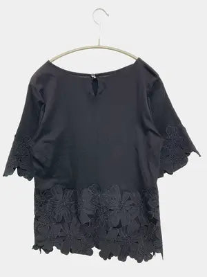 LaLa Stella/Tシャツ/カットソー/トップス/ブラック/M