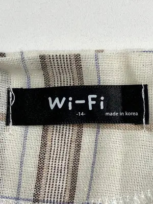 Wi-Fi/ワイファイ/シャツ/ブラウス/トップス/ベージュ
