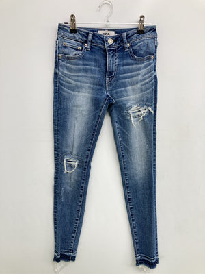 AZUL by MOUSSY/アズールバイマウジー/デニムパンツ/パンツ/ブルー/XS