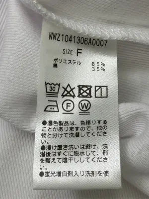 SLOPPY/スロッピー/Tシャツ/カットソー/トップス/ホワイト/F
