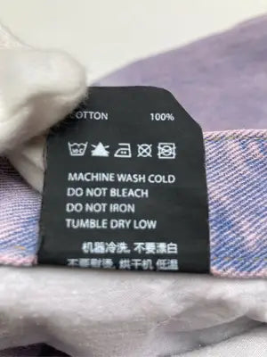 NEUKKIMPYO/デニムパンツ/パンツ/パープル/3XL
