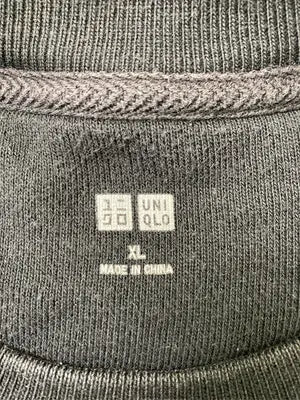 UNIQLO/ユニクロ/スウェット/トップス/ブラック/XL