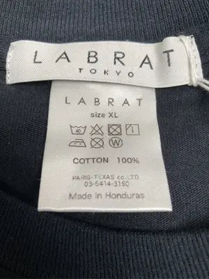 LABRAT TOKYO/Tシャツ/カットソー/トップス/ブラック/XL