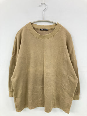 ZARA/ザラ/スウェット/トップス/ベージュ/EUR S/USA S/MEX 26