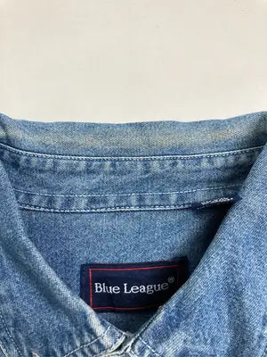 Blue League/シャツ/ブラウス/トップス/ブルー/XXL