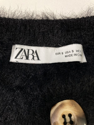 ZARA/ザラ/カーディガン/ボレロ/トップス/ブラック/S