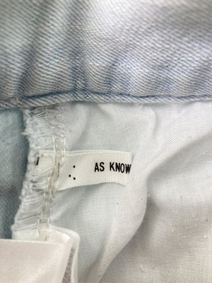 AS KNOW AS PINKY/アズノゥアズピンキー/デニムパンツ/パンツ/ブルー/M