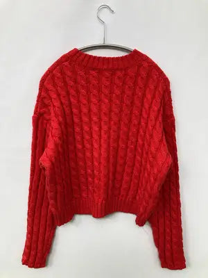 ZARA/ザラ/ニット/セーター/トップス/レッド/13-14 CM 164