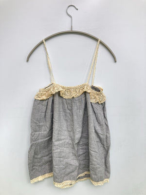 flower/フラワー/キャミソール/トップス/グレー