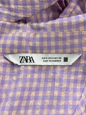 ZARA/ザラ/シャツ/ブラウス/トップス/パープル/S