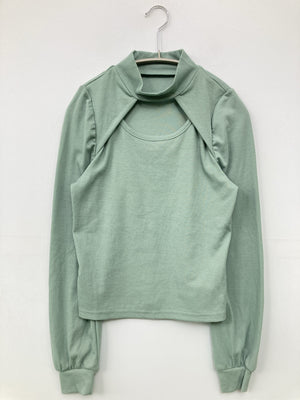 GORGE/ジョージ/Tシャツ/カットソー/トップス/ライトグリーン