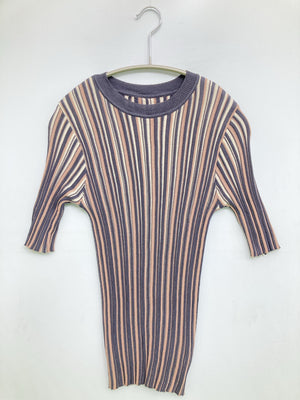 And Search/ニット/セーター/トップス/ネイビー/M