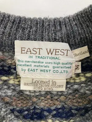 EAST WEST/ニット/セーター/トップス/グレー/M