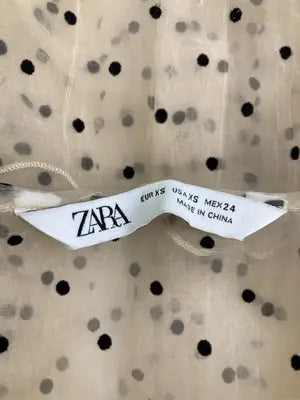ZARA/ザラ/シャツ/ブラウス/トップス/ベージュ/XS