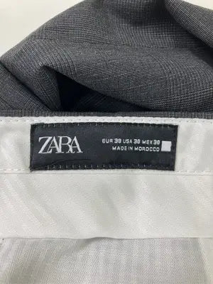 ZARA/ザラ/スラックス/パンツ/ブラック/USA30
