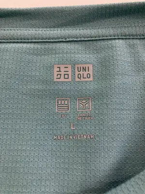 UNIQLO/ユニクロ/Tシャツ/カットソー/トップス/ライトグリーン/L