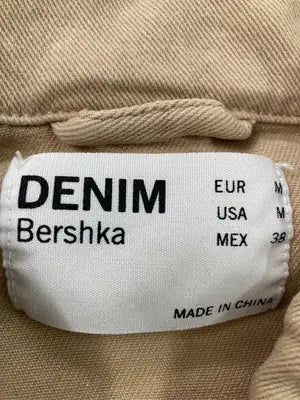 BERSHKA/ベルシュカ/デニムジャケット/ジャケット/アウター/ベージュ/USA M