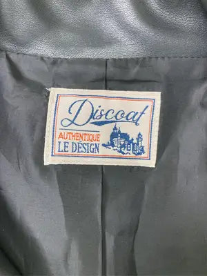 Discoat/ディスコート/レザージャケット/ジャケット/アウター/ブラック/F