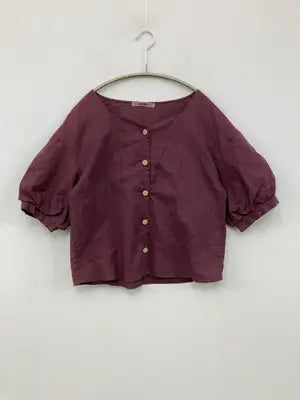 NICE CLAUP/ナイスクラップ/Tシャツ/カットソー/トップス/パープル/F