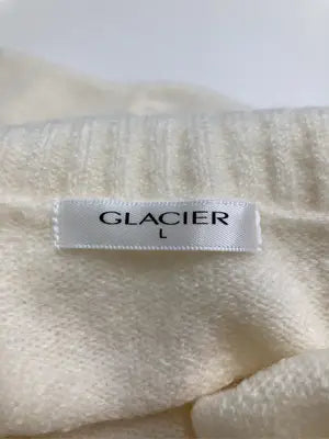 GLACIER/グラシア/ニット/セーター/トップス/アイボリー/L