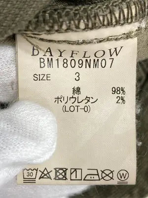 BAYFLOW/ベイフロー/その他パンツ/パンツ/カーキ/3
