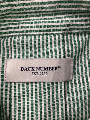 BACK NUMBER/バックナンバー/シャツ/ブラウス/トップス/グリーン/M-L
