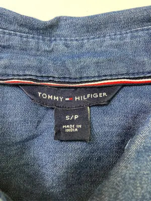 TOMMY HILFIGER/トミーヒルフィガー/シャツワンピース/ワンピース/ドレス/ブルー/S