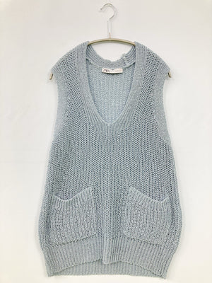 ZARA/ザラ/その他トップス/トップス/グレー/S